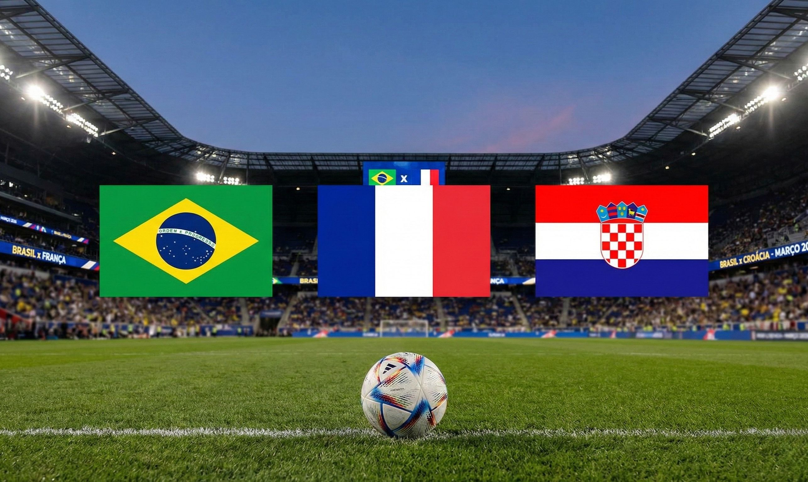 Teste de Fogo! Seleção Brasileira encara França e Croácia nos EUA antes da Copa