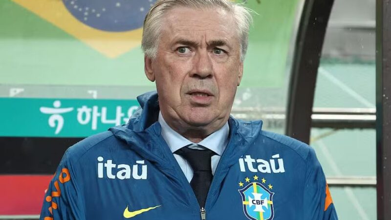 Ancelotti define os titulares do Brasil para a estreia na Copa do Mundo após vitória contra o Egito